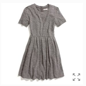 Madewell Short Sleeve Gray Sweatshirt Dress M